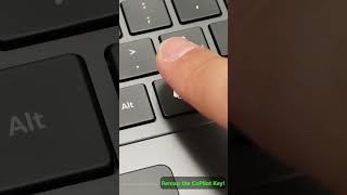 Remap the CoPilot Key on Your Laptop windows11 tutorial microsoft copilot ai pc [upl. by Aowda]