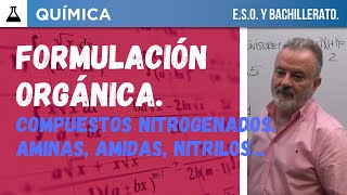 FORMULACIÓN ORGÁNICA LAS AMINAS [upl. by Mccomb]