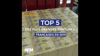 Top 5 des plus grandes fortunes françaises en 2019 [upl. by Saundra384]