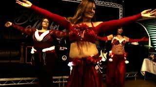 Christmas Fayre Hastings with Badra belly dancers and Coverup band [upl. by Lucretia]