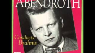 Brahms Symphony 1 In C Minor Op 68  1 Un Poco Sostenuto Allegro  Hermann Abendroth [upl. by Nakre]