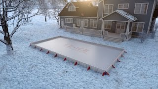 EZ ICE The 60 Minute Backyard Rink ™ [upl. by Lark]