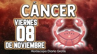 🤗LLEGA EL FIN🙏DIOS DICE BASTA❗😇 cáncer ♋ Horóscopo diario 8 DE NOVIEMBRE 2024 🔮 horóscopo de hoy [upl. by Tareyn995]