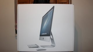 215quot iMac Unboxing Late 2012 Slim  Thin  First look [upl. by Anipsed]