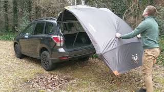 SUV Tailgate Canopy Setup Guide [upl. by Aidyn]