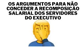 Recomposição Salarial  Governador sua justificativa e nossas contraargumentações [upl. by Lanfri]