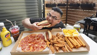 Eating My First 711 FEAST MUKBANG [upl. by Rodama770]