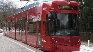 Innsbruck Straßenbahn  Innsbruck Tramways  Route 6 [upl. by Atihana]