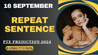 PTE Speaking Repeat Sentence 2024  repeat sentence practice pte [upl. by Irim26]