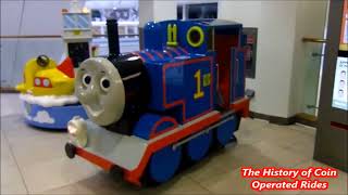 1990s RG Mitchell Coin Operated Steam Engine Kiddie Ride  Thomas the Tank Engine [upl. by Kcirret]