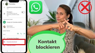 KONTAKT AUF WHATSAPP BLOCKIEREN  Android [upl. by Innavoj]