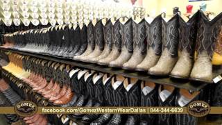 Gomez Western Wear Dallas  Botas Originales [upl. by Rivi]