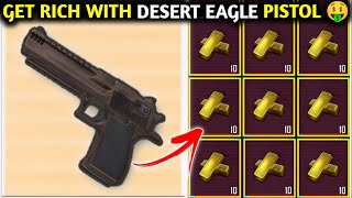 GET RICH WITH DESERT EAGLE PISTOL 🤑 PUBG METRO ROYALE CHAPTER 22 [upl. by Fayre]