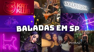 BALADAS de SÃO PAULO Mahau Bar Vitrinni Bar Kat Klub role em sp amp Roupas maquiagem  no Brás [upl. by Vatsug]