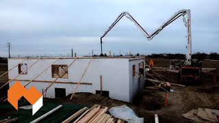 Amvic ICF  Breit Acres ICF Home in Ontario Canada Time Lapse [upl. by Rebmyt828]