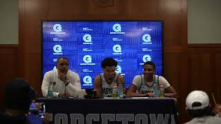 Georgetown Mens Basketball Press Conference Nov 6 vs Lehigh [upl. by Annatnas808]