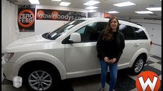 2013 Dodge Journey SXT Review  Video Walkaround  Used Cars and Trucks for sale at WowWoodys [upl. by Norraj766]