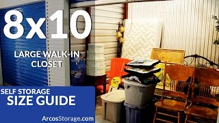 8x10 Size Guide Self Storage [upl. by Aviva]