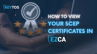 How To View SCEP CA Certificates In EZCA [upl. by Ohce]