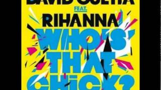 David guetta feat Rihanna  Whos that chick Radio edit [upl. by Lehcer]