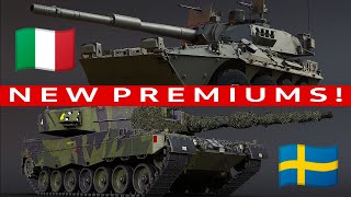 New premiums for new update  Centauro RGO amp Stridsvagn 121B quotChristian IIquot Devblog War Thunder [upl. by Crabb]