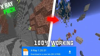 X Ray Texture Pack For Mcpe  Bedrock 120  X Ray Texture Pack For Minecraft Pe [upl. by Hawk]