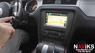 2010 Ford Mustang GT SYNC NAViKS Apple CarPlay Interface [upl. by Eeruhs189]