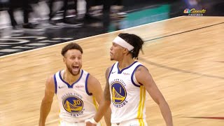 Damion Lee hits gamewinning shot  Warriors vs Bulls [upl. by Norga]