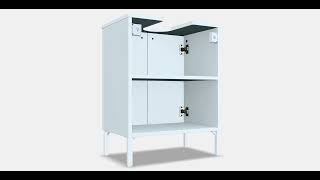 NYSJÖN Washbasin base cabinet w 2 doors  AR  3DArt [upl. by Lukash316]