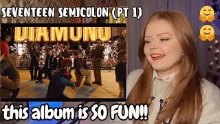 Seventeen Semicolon Reaction  Part 1 HOMERUN Do Re Mi HEY BUDDY [upl. by Yrogreg]