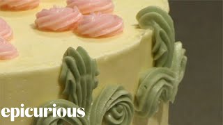 Cake Decorating 101 How to Make FleursdeLis [upl. by Aerdnahc]