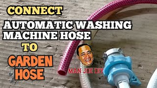 Paano Mag Install Ng Water Supply Hose Ng Washing Machine Sa Faucet  Installed It Like A Pro [upl. by Haidej]