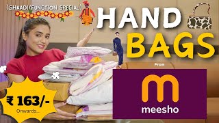 All new MEESHO Shaadi  function special HANDBAGS👛  Stylish amp trendy  honest review  gimaashi [upl. by Nola]