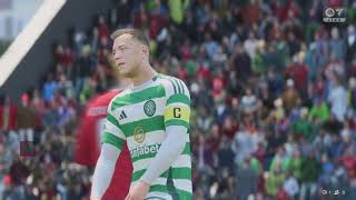 EA SPORTS FC 25Celtic Career Mode vs Aberdeen Pittodrie Stadium FUMA Gameplay PS5 [upl. by Eilujna]