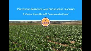 Preventing Nitrogen and Phosphorus Leaching [upl. by Ardnaz]