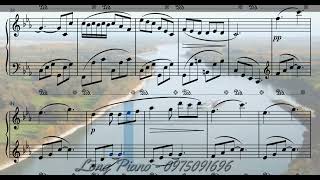 Gramophone waltz  EDoga  Piano sheet [upl. by Ecyned]