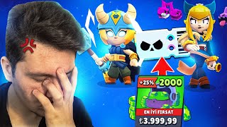 KAZIKLANDIM ELMAS ALIRKEN SON DAKİKA ZAM GELDİ😰 Brawl Stars [upl. by Ayna200]