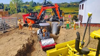 Road Rebuild With Custom Made RC 3D Printed RC Scale Models 114 RC Construction Site [upl. by Nediarb989]