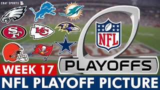 NFL Playoff Picture NFC amp AFC Clinching Scenarios Wild Card Standings Entering Week 17 Of 2023 [upl. by Ahsenor495]