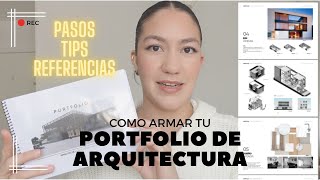 Cómo crear un PORTFOLIO de ARQUITECTURA  paso a paso [upl. by Wolfy308]