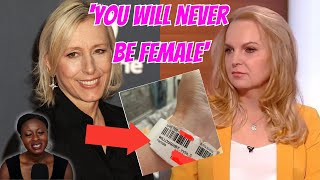 Martina Navratilova Responds to Delusional Trans Activist Who Claims to Be More Female [upl. by Akym]