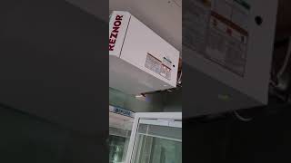 garage heater  reznor UDX  45000 BTU installation calgary alberta the heating ninja [upl. by Anitniuq997]