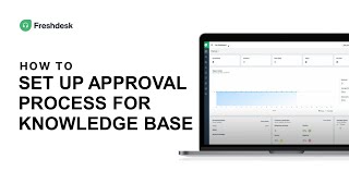 How to set up approval process for your knowledge base on Freshdesk [upl. by Ennaillij]