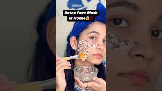 Best BOTOX Face Mask at HOME😱 Best Results💯 shorts botoxfacial facialmask viralskincare diy [upl. by Yeltsew25]