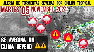 Pronóstico para México  El tiempo de hoy  El tiempo de mañana [upl. by Ylerebmik228]