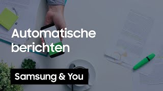 Automatisch bericht versturen met je telefoon  Samsung amp You [upl. by Alleusnoc]