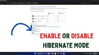 How to Enable or Disable Hibernate Mode in Windows 11 [upl. by Llertac964]