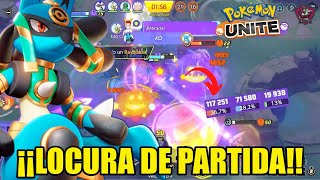 LUCARIO REVENTANDO EN RANKED CON ESTA BUILD🥵MEJORES OBJETOS Y MEDALLAS⭐BUILD LUCARIO POKEMON UNITE [upl. by Jeffcott]