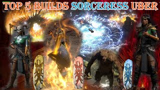 Diablo II Resurrected  Top 5 Builds The Best Sorceress Uber Tristram [upl. by Nnaecarg619]