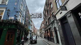 CARNABY STREET IN SOHO LONDON 🇬🇧 [upl. by Ellehsem286]